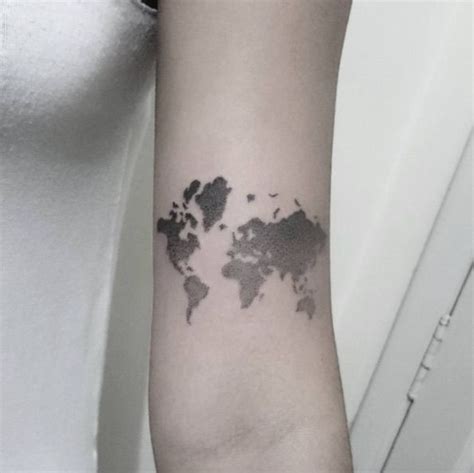 60 Cool Tattoos Every Woman Wants Map Tattoos World