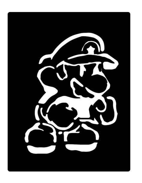 Mario Stencil Printable