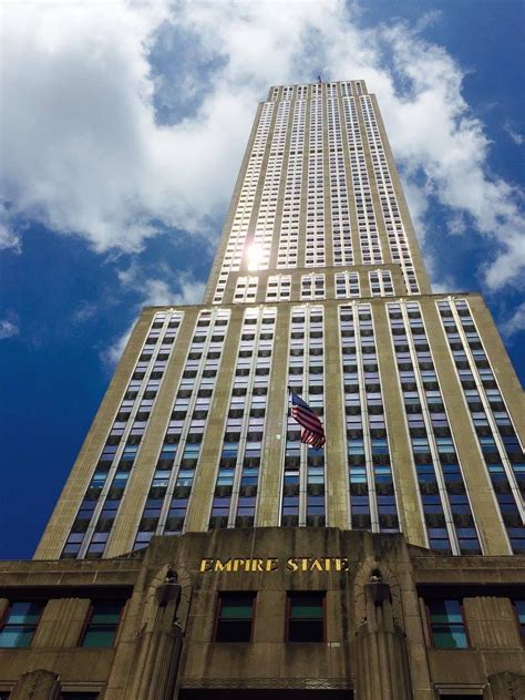 May 21 2016 The Empire State Buildings Windows Glisten And Shine On