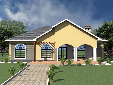 Sejuknya desain rumah tropis modern 3 lantai 4 kamar tidur di lahan 12 x 18,5 meter. Best Modern House Design in Kenya | HPD Consult