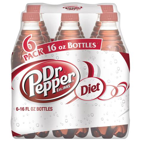 Diet Dr Pepper 16 Fl Oz 6 Count