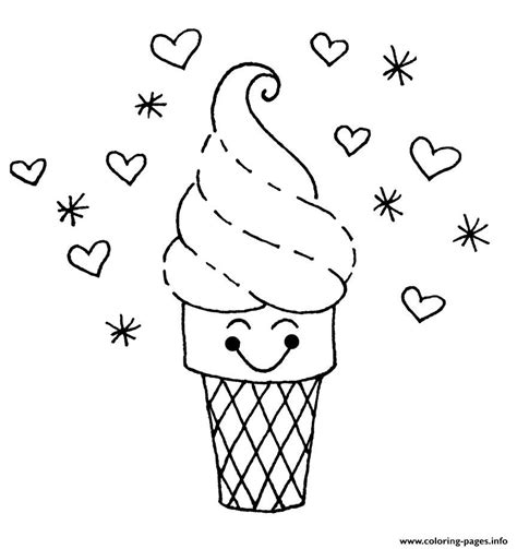 Ice cream cone coloring page. Ice Cream Cone Coloring Pages To Print at GetColorings.com ...