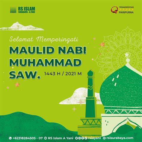 Selamat Memperingati Maulid Nabi Muhammad Saw H Rs Islam Surabaya