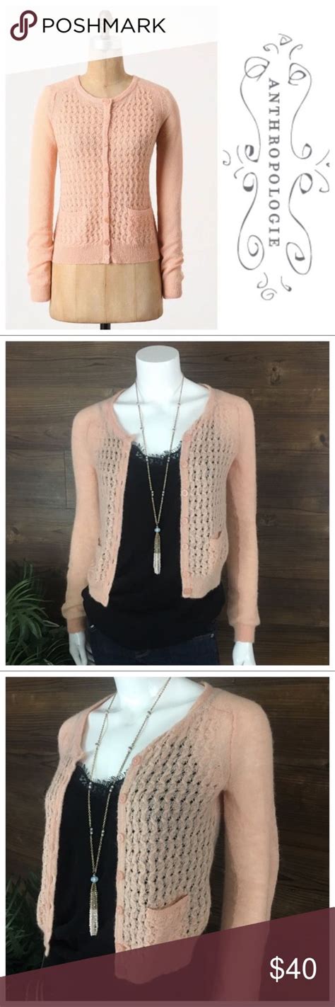 Guinevere Texture Cardigan This Delicate Blush Textures Cardigan Is The