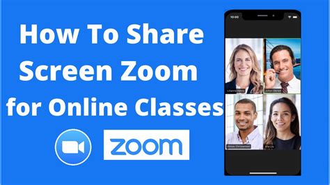 How To Share Screen On Zoom App Android Mobile Online Classes Youtube