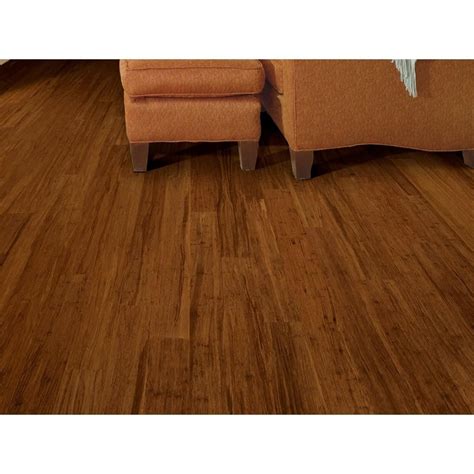 Eco Forest Sienna Hand Scraped Locking Stranded Solid Bamboo Floor