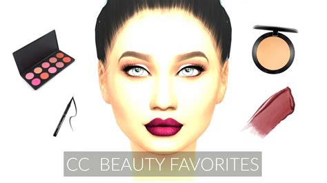 The Sims 4 My Cc Beauty Favorites Youtube
