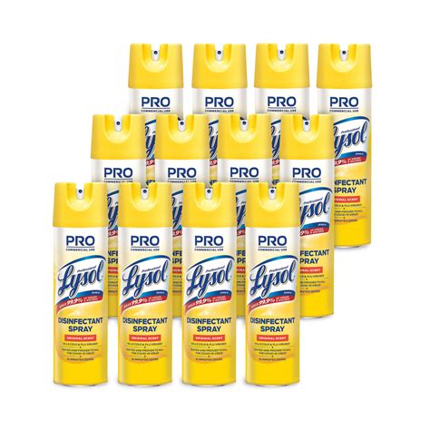 Disinfectant Spray Original Scent 19 Oz Aerosol Spray 12carton Buy Janitorial Direct