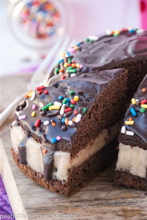 Healthy Chocolate Ice Cream Cake — Peanut Butter Plus