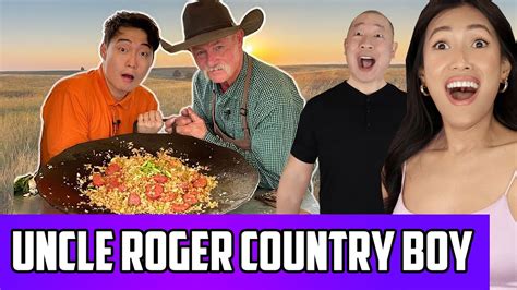 Uncle Roger Teaches Cowboy Kent Rollins How To Make Fried Rice Reaction