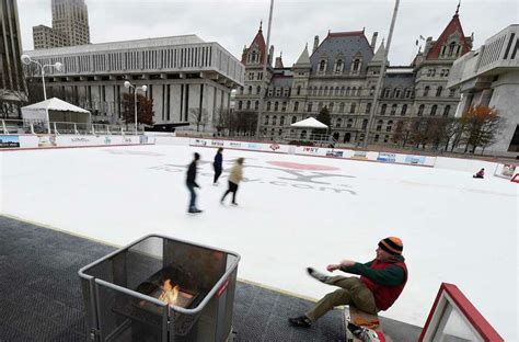 Empire State Plaza Skating Rink Opens