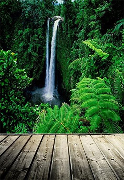 Laeacco 5x7ft Vinyl Backdrop Photography Green Forest Mountain
