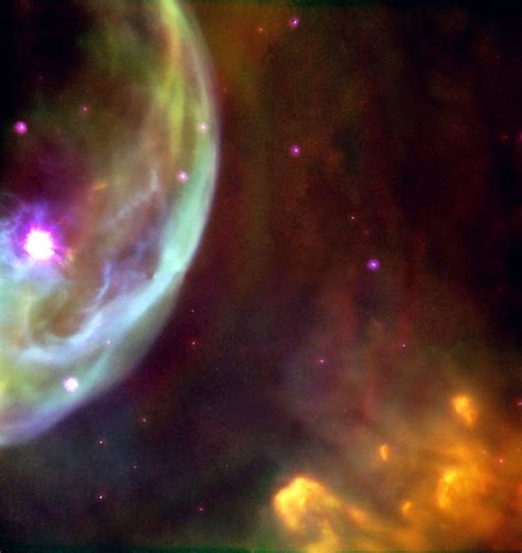 Hubble Space Telescope Captures Stunning Images Of Bubble Nebula
