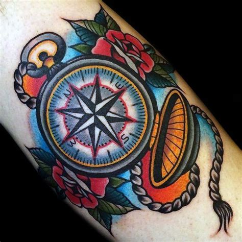 Traditional Compass Tattoo Tattoos Compass Tattoo Design