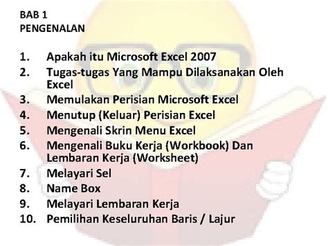 Microsoft Excel Bab 1 Pengenalan 1 2 Apakah