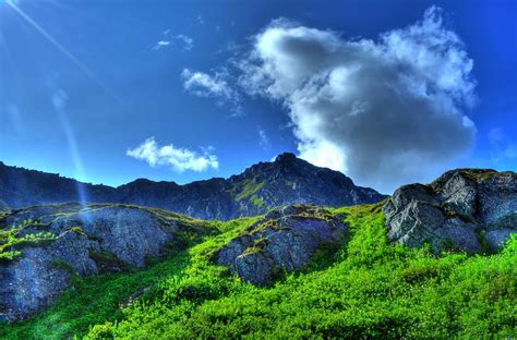 Grassy Mountains By Pacmangeek On Deviantart