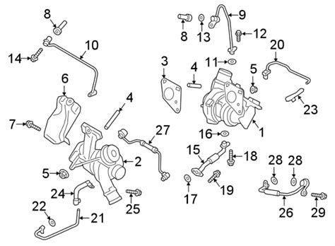 Does anyone have a diagram or can point me in the right direction for one? Ford Fusion Filter. Turbocharger. Oil. Line. 2.7 LITER. 3 ...