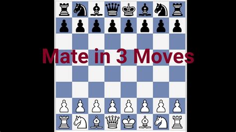 Chess Three Moves Checkmate Chess Training Chess Opening Tricks Learn