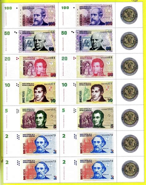 Plantilla De Billete Billetes Argentinos Actividades De Dinero