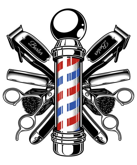 Barber Pole Logo Png