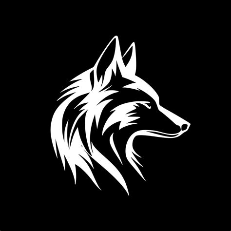 Wolf Minimalist And Flat Logo Vector Illustration 24163368 Vector
