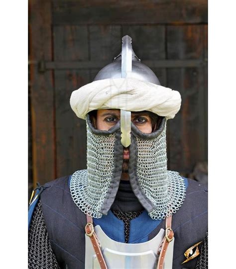 Helmet Persian Chainmail Helmets Armor Medieval Shop