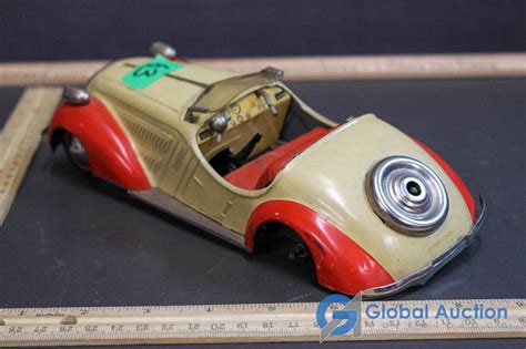 Tin Car Made In Us Zone Germany