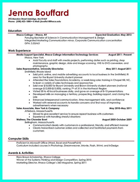 Do you thoroughly read all of them? Cool Sample of College Graduate Resume with No Experience