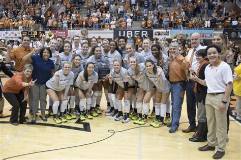 Light The Tower Texas Volleyball Celebrates 2017 Big 12 Championship