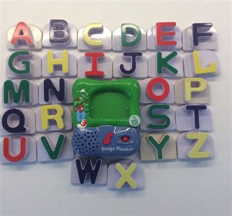 Leap Frog Fridge Phonics Alphabet Set 26 Magnetic Letters Singing