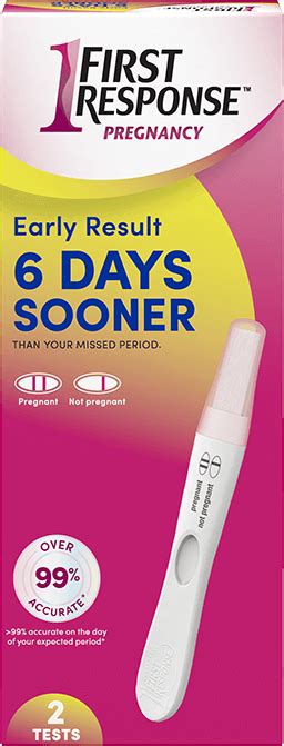 Early Result Pregnancy Test First Response