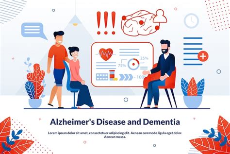Premium Vector Alzheimer Disease And Dementia Vector Banner