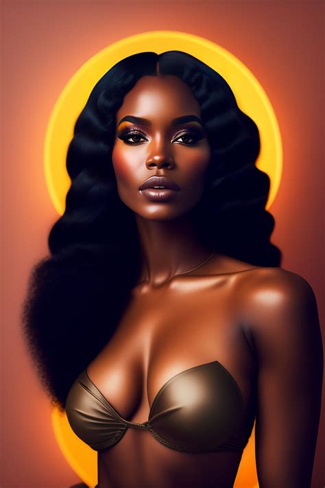Lexica Black Beautiful Women With Soft Skin