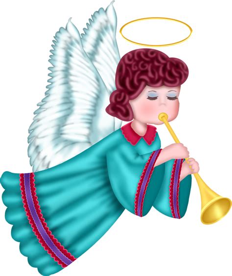 Cute Angel With Blue Robe Free Png Clipart Picture Gallery