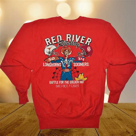 Oklahoma Sooners Vs Texas Longhorns 2023 Red River Rivalry Score T