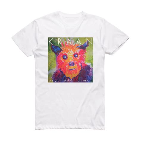 Kraan Psychedelic Man Album Cover T Shirt White Album Cover T Shirts