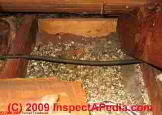 Vermiculite identification photos, hazards, history, advice: Vermiculite insulation in this attic ceiling may contain ...