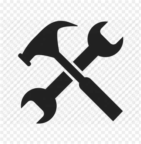 Spanner Clipart Work Tool Hammer And Spanner Ico Png Transparent With
