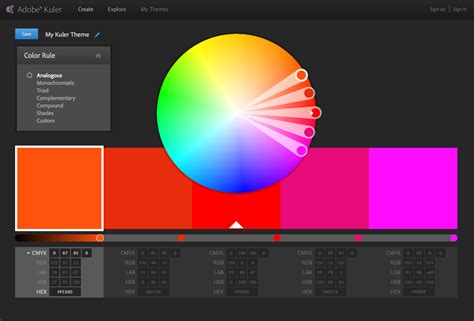 Color Wheel A Color Palette Generator Sitios Web Sitios Disenos De