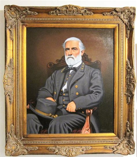 Oil Painting Of General Robert E Lee By Rommel Siron