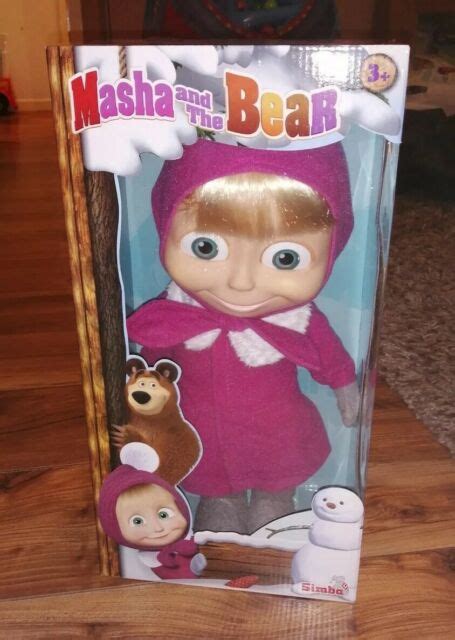 Masha Soft Body Doll By Simba With Winter Outfit 40 Cm Mascha And Bear For Sale Online Ebay