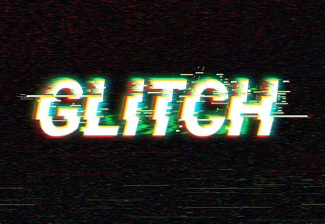 Digital Glitch Text Effect Freebies Fribly Glitch Text Photoshop