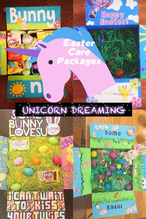 Easter Care Package Ideas Unicorn Dreaming
