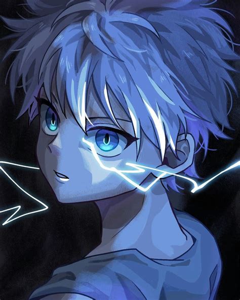 Killua Zoldyck ʜᴜɴᴛᴇʀ X ʜᴜɴᴛᴇʀ In 2020 Hunter Anime Blue Anime Killua