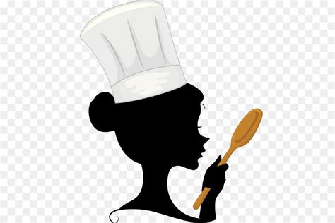 Chef Cooking Clip Art A Woman Chef With A Spoon In Her Hand Design De Logotipo Da Padaria