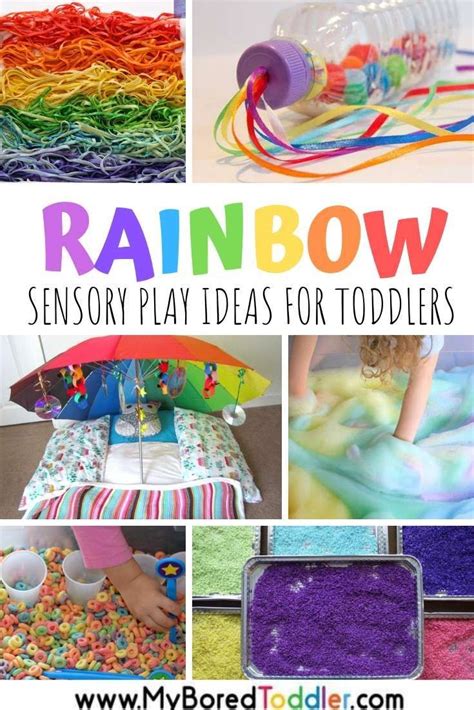 Rainbow Sensory Play Ideas For Toddlers Baby Sensory Play Toddler