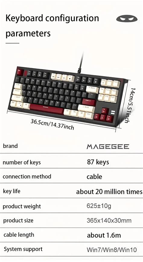 Magegee 75 Mechanical Gaming Keyboard Blue Switch Led Temu Australia