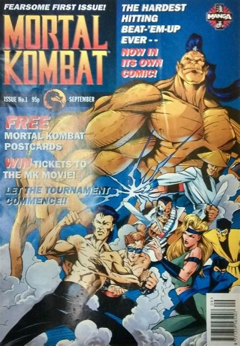 Mortal Kombat Manga Comic First Issue Mortal Kombat Comics Mortal