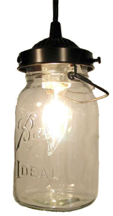 Mason Jar Pendant Light Traditional Pendant Lighting By The Lamp