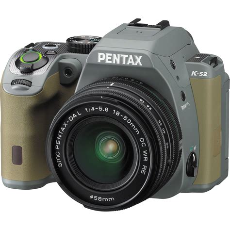 Pentax K S2 Dslr Camera With 18 50mm Lens Forest Green 13960